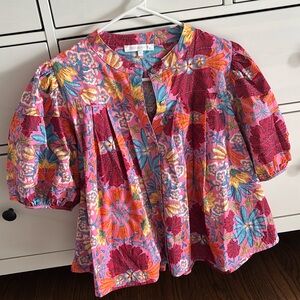 NWOT Boutique floral top